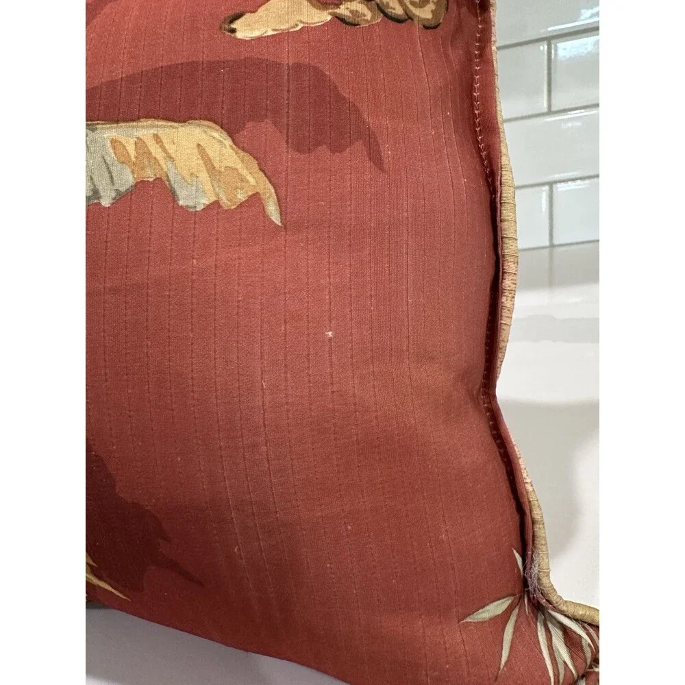 Tropical Botanical Palm Tree Accent Pillow Outdoor Indoor Home Decor
